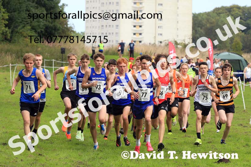 Mens and Womens under-17s, Farringdon Cross Country Relays, Sunderland.  Photo: David T. Hewitson/Sports for All Pics